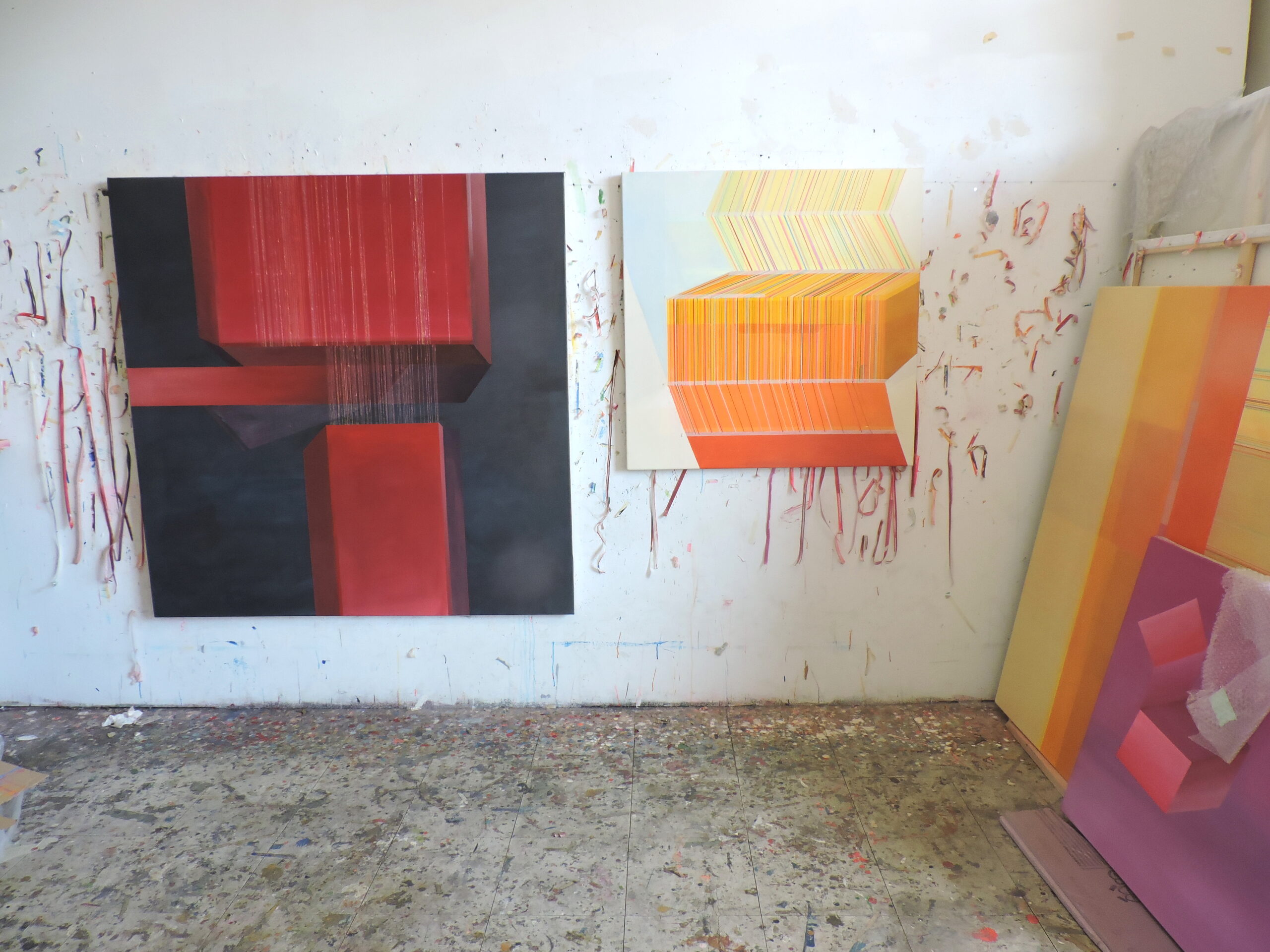 work in progress, studio by Antonietta Grassi.